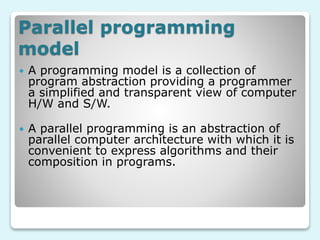 Basic concepts of parallelization | PPTX
