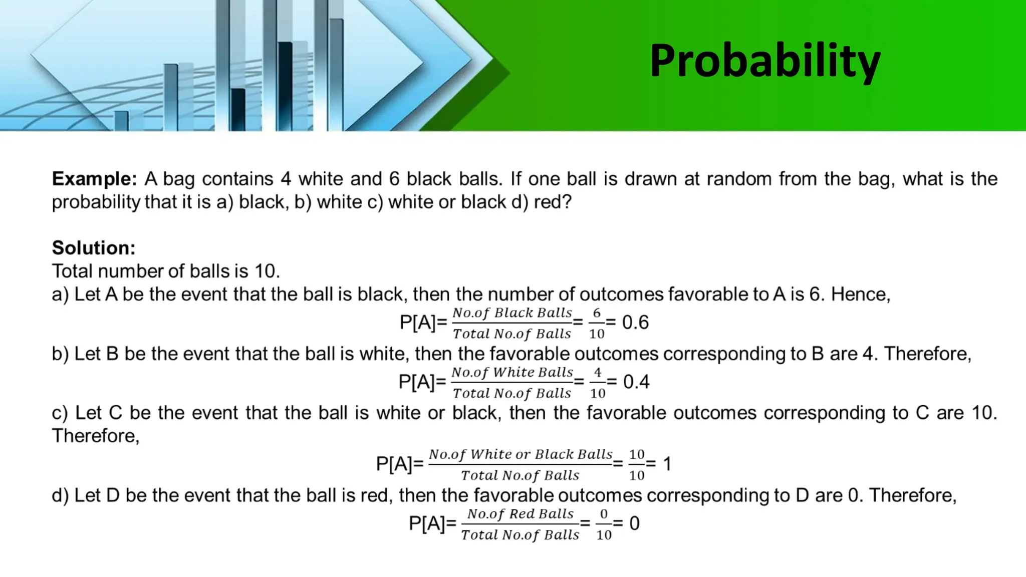 Probability
 