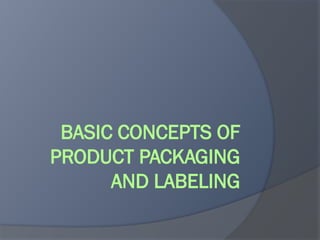 BASIC CONCEPTS OF PRODUCT PACKAGING AND LABELING.pptx
