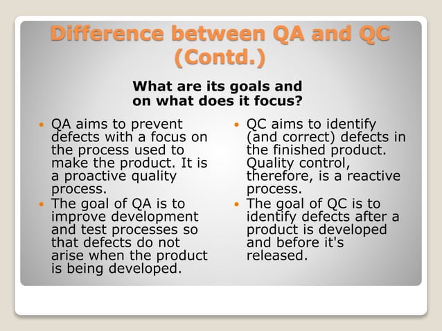 Basic concepts of QA and QC | PPTX | Pharmaceutical Industry | Industries