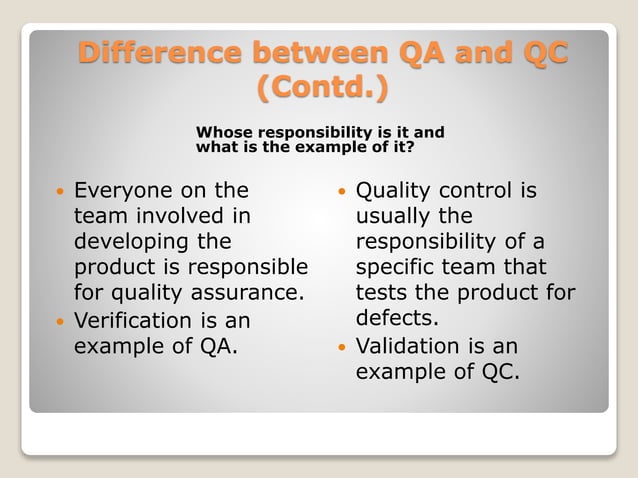 Basic concepts of QA and QC | PPTX | Pharmaceutical Industry | Industries