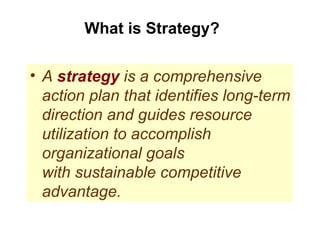 Basic Concepts Of Strategic Management | PPT