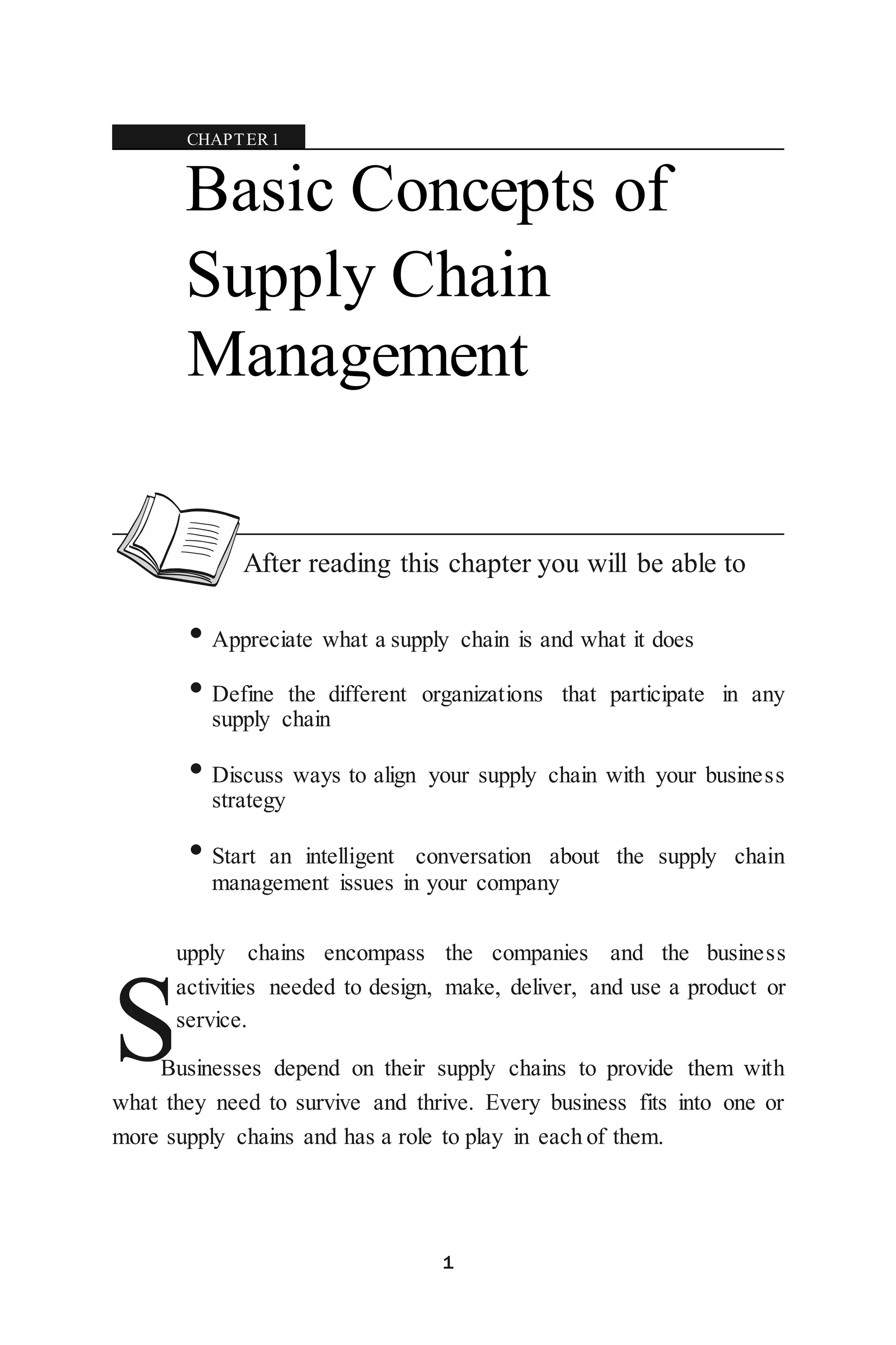 Basic concepts of supply chain management | DOCX