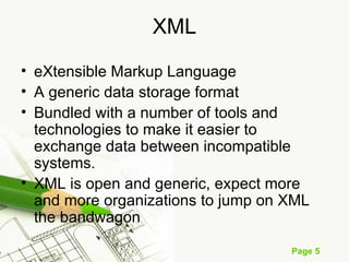 Basic concepts of xml | PPT