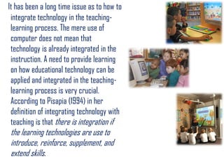 Basic concepts on integrating technology in instruction | PPTX