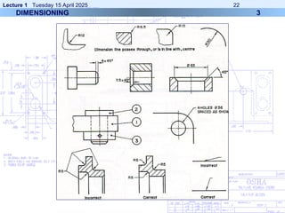 Lecture 1 Tuesday 15 April 2025 22
DIMENSIONING 3
 