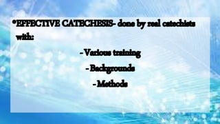 Basic Content of Catechesis ppt