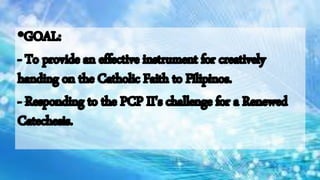 Basic Content of Catechesis ppt