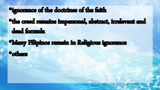 Basic Content of Catechesis ppt