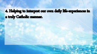 Basic Content of Catechesis ppt