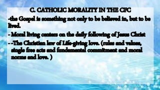 Basic Content of Catechesis ppt
