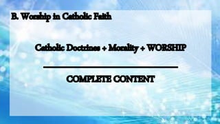 Basic Content of Catechesis ppt