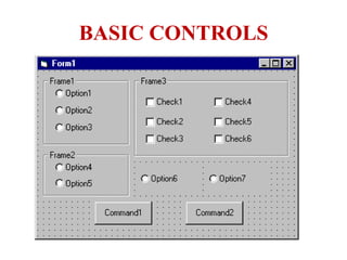 BASIC CONTROLS
 