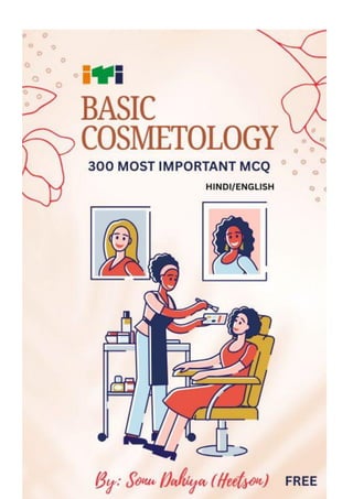 Cosmetology Notes.pdf Basic Cosmetology Question Paper ITI MCQ Book Free | PDF