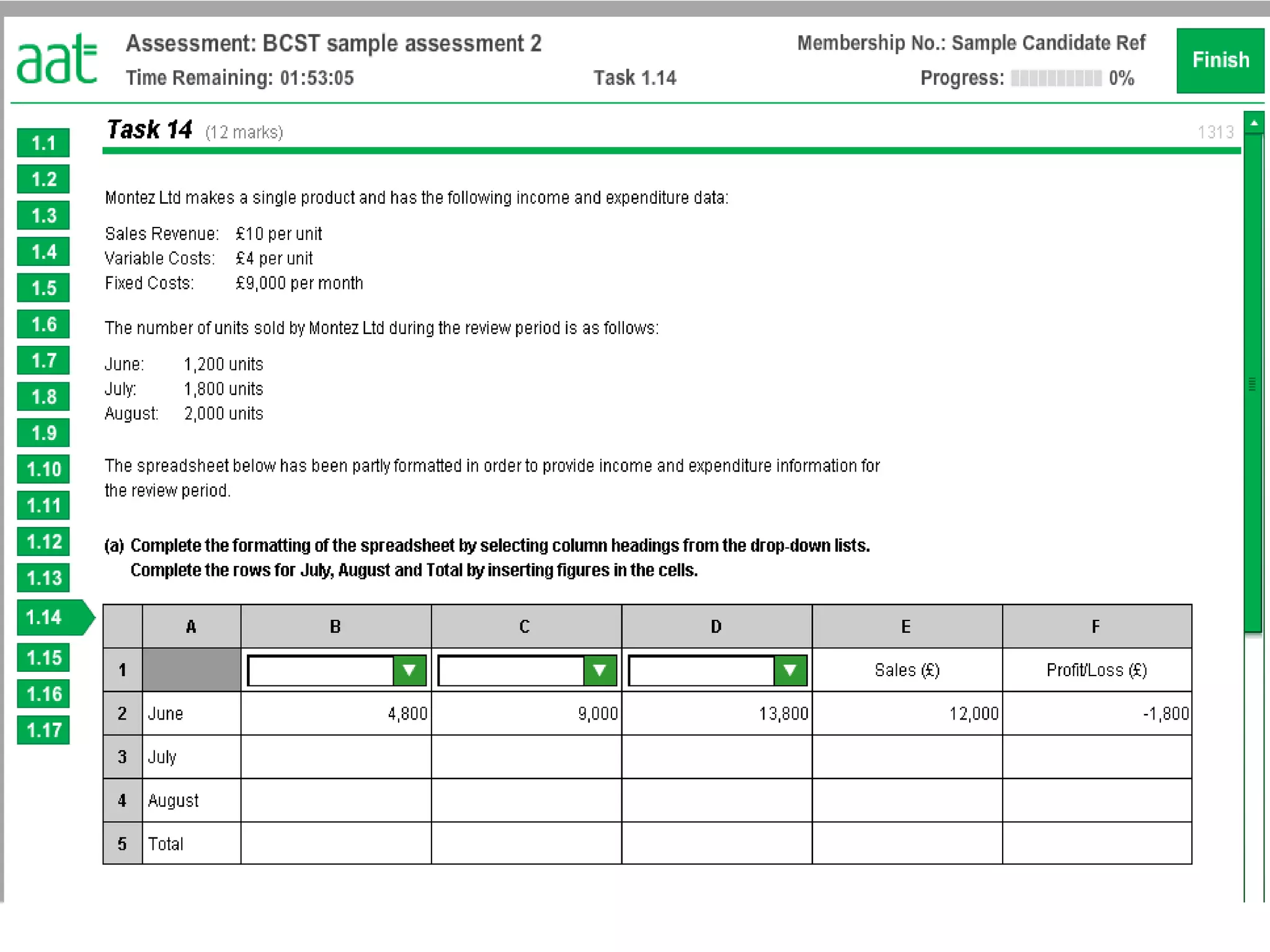 Basic costing sample 2