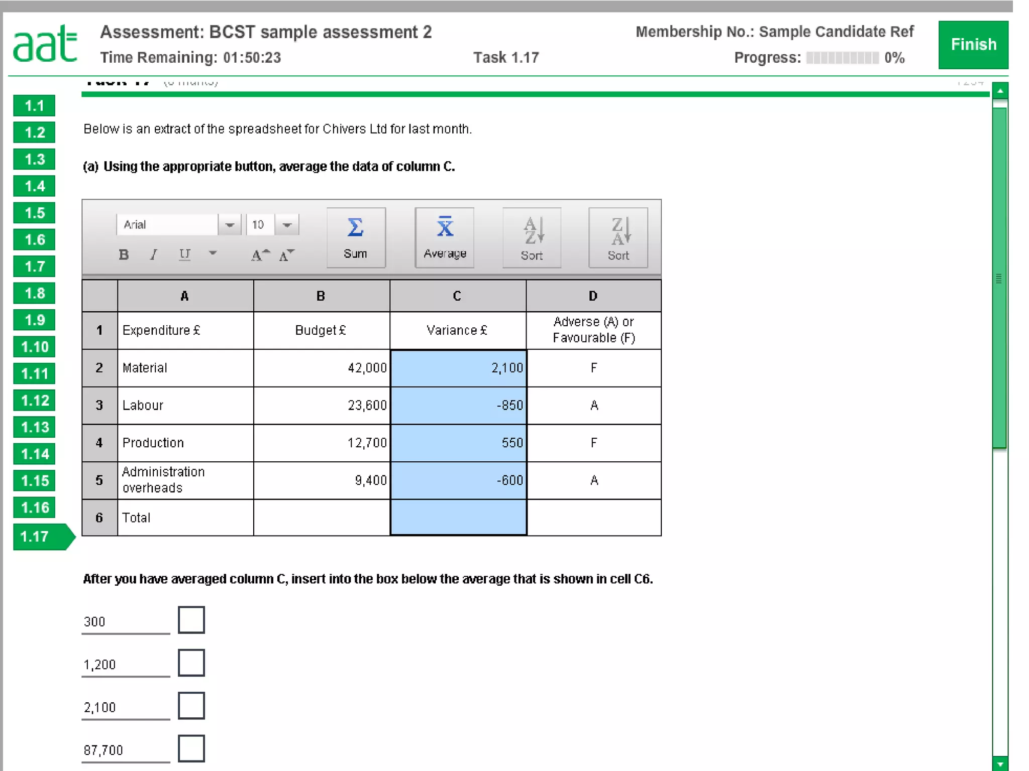 Basic costing sample 2