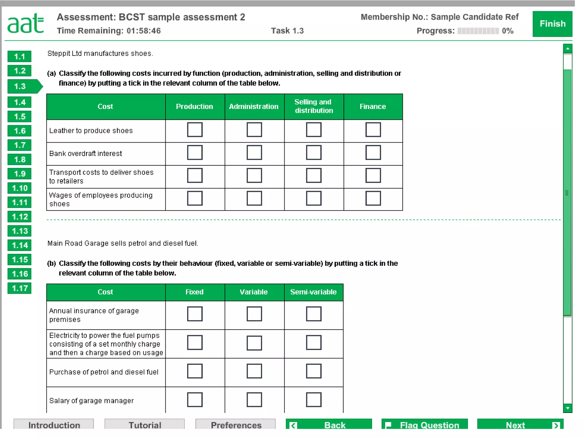 Basic costing sample 2