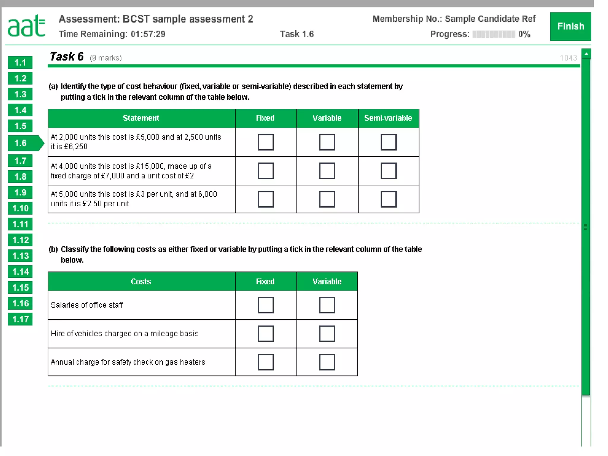 Basic costing sample 2