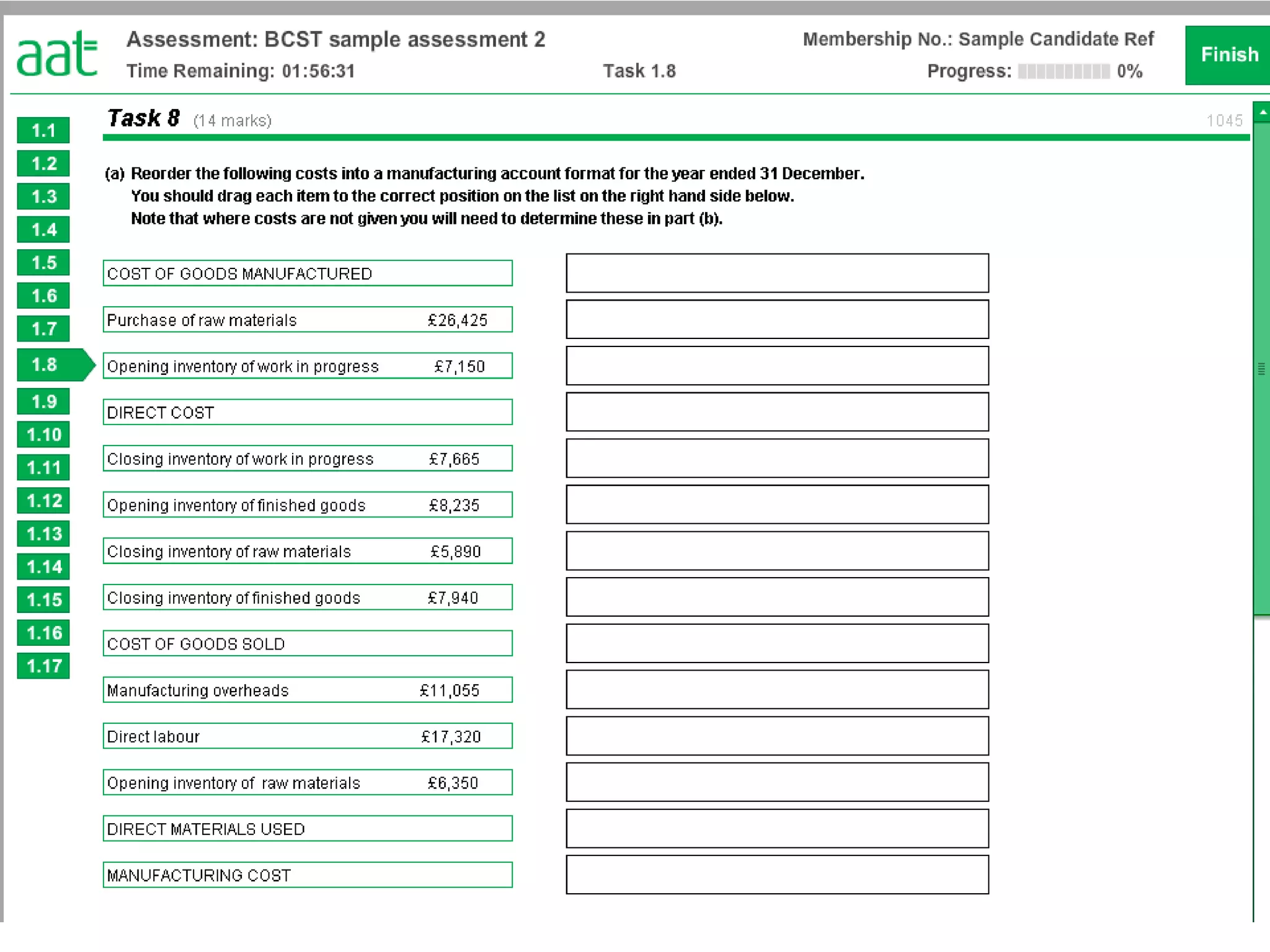 Basic costing sample 2