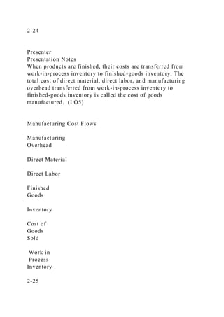 Basic Cost Management Concepts Chapter 2 McGr.docx