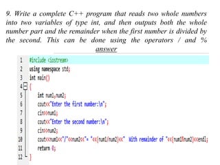 Introduction to Basic C++ Program Examples .pdf