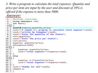Introduction to Basic C++ Program Examples .pdf