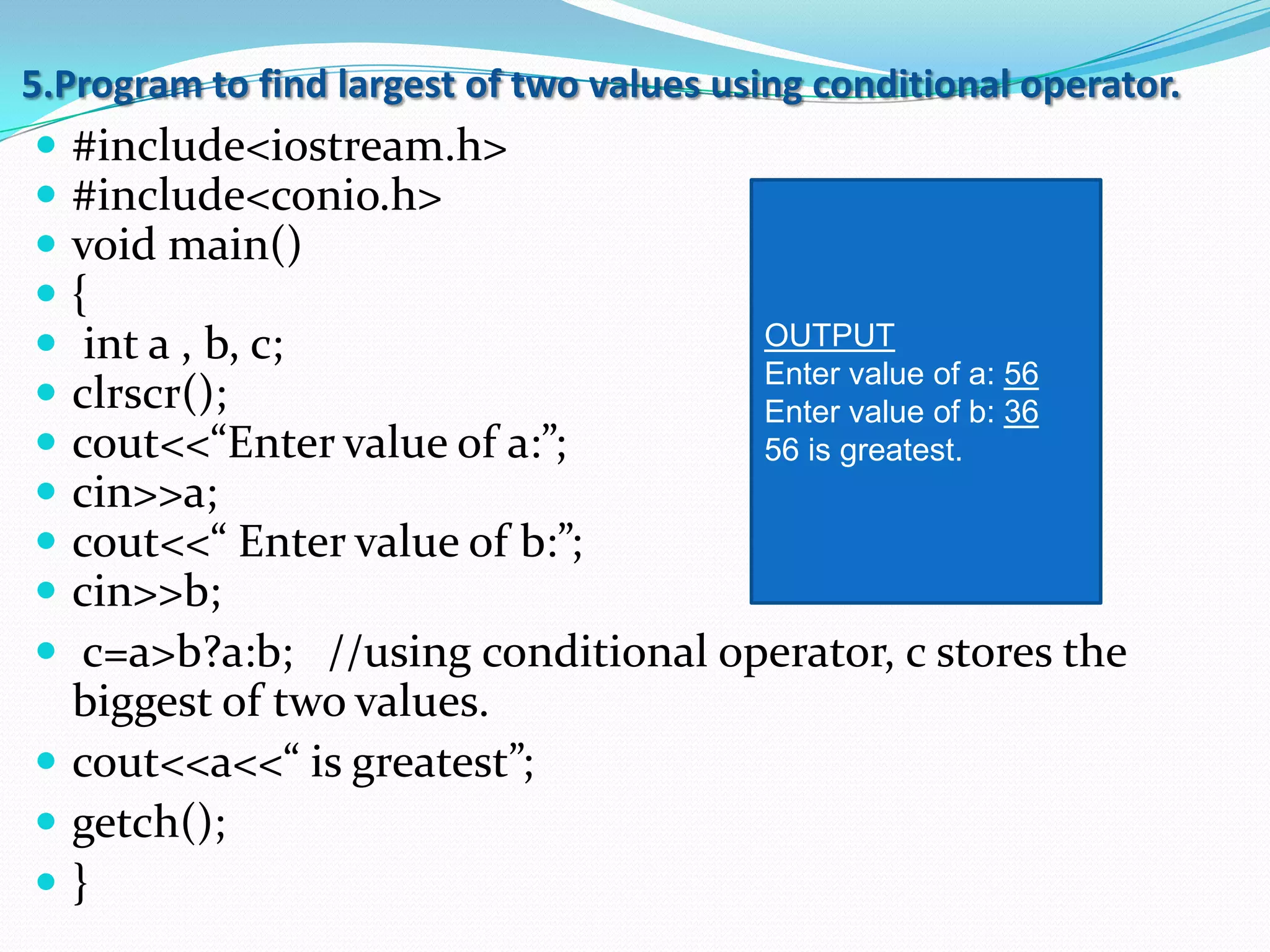 Basic c++ programs | PPT