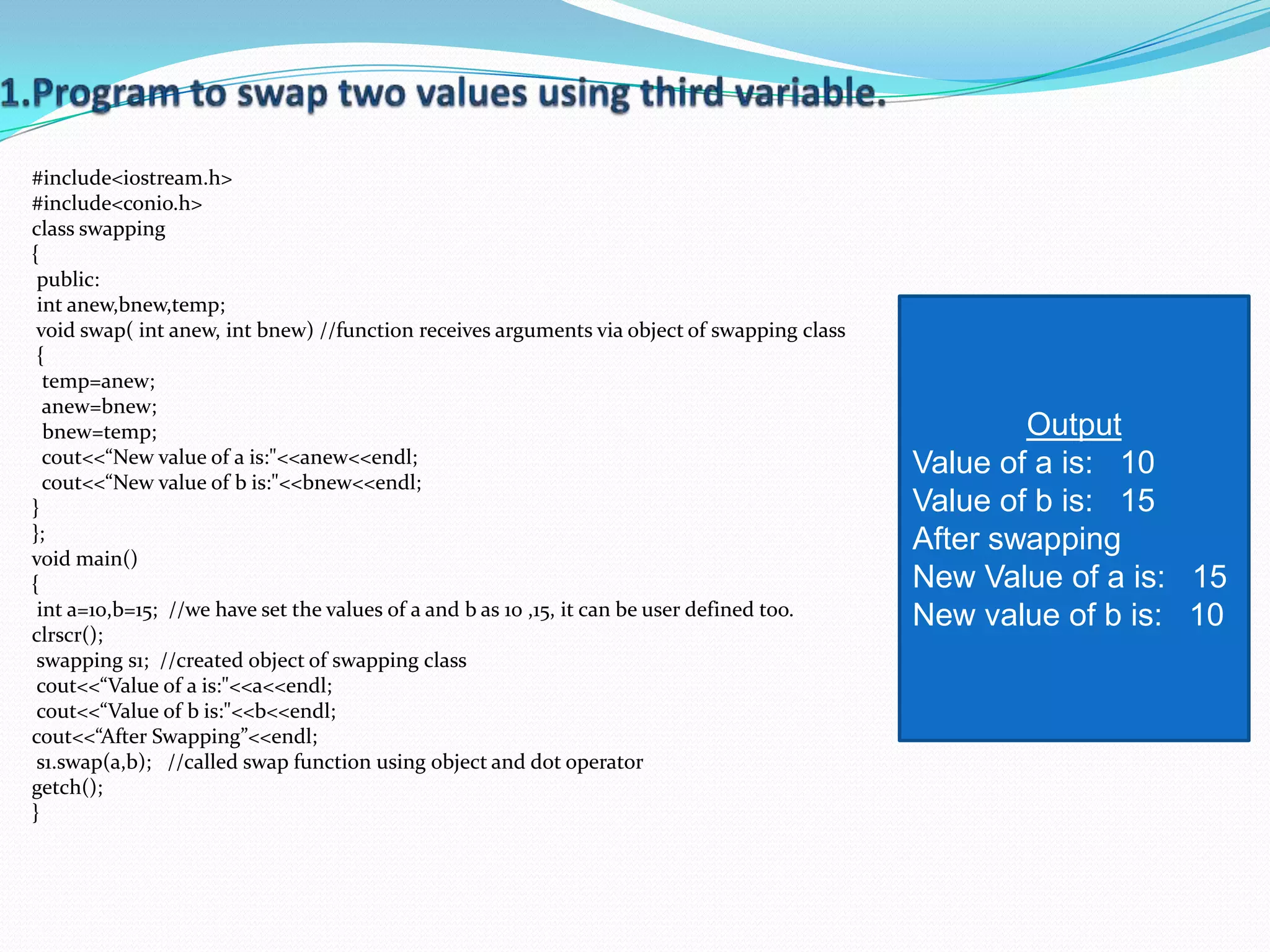 Basic c++ programs | PPT