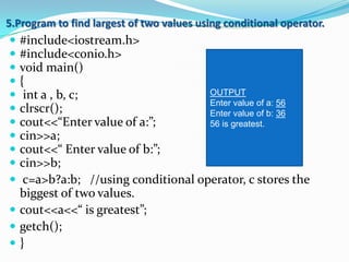Basic c++ programs | PPT