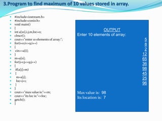 Basic c++ programs | PPT