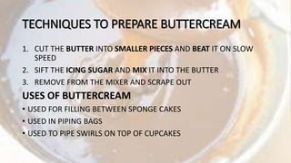 Basic creams and sauces | PPTX