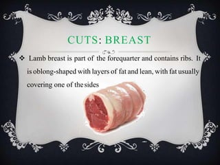 Basic cuts of lamb practical first (1)
