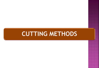 CUTTING METHODS
Delhindra/ Culinary Training
 