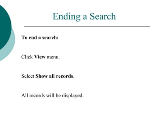 Basic Data Handling