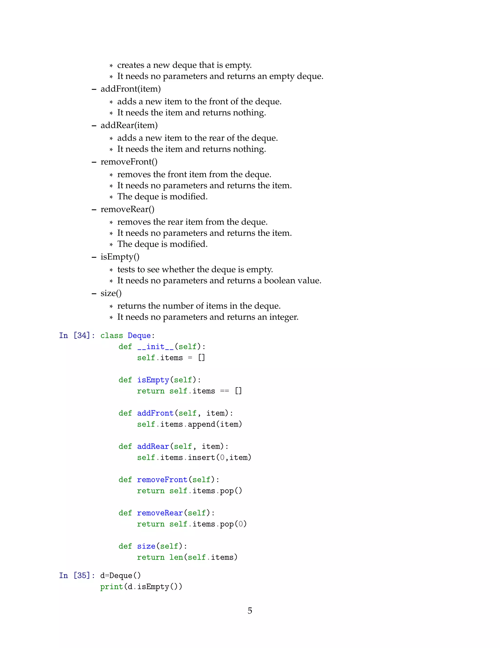 Basic data structures in python | PDF