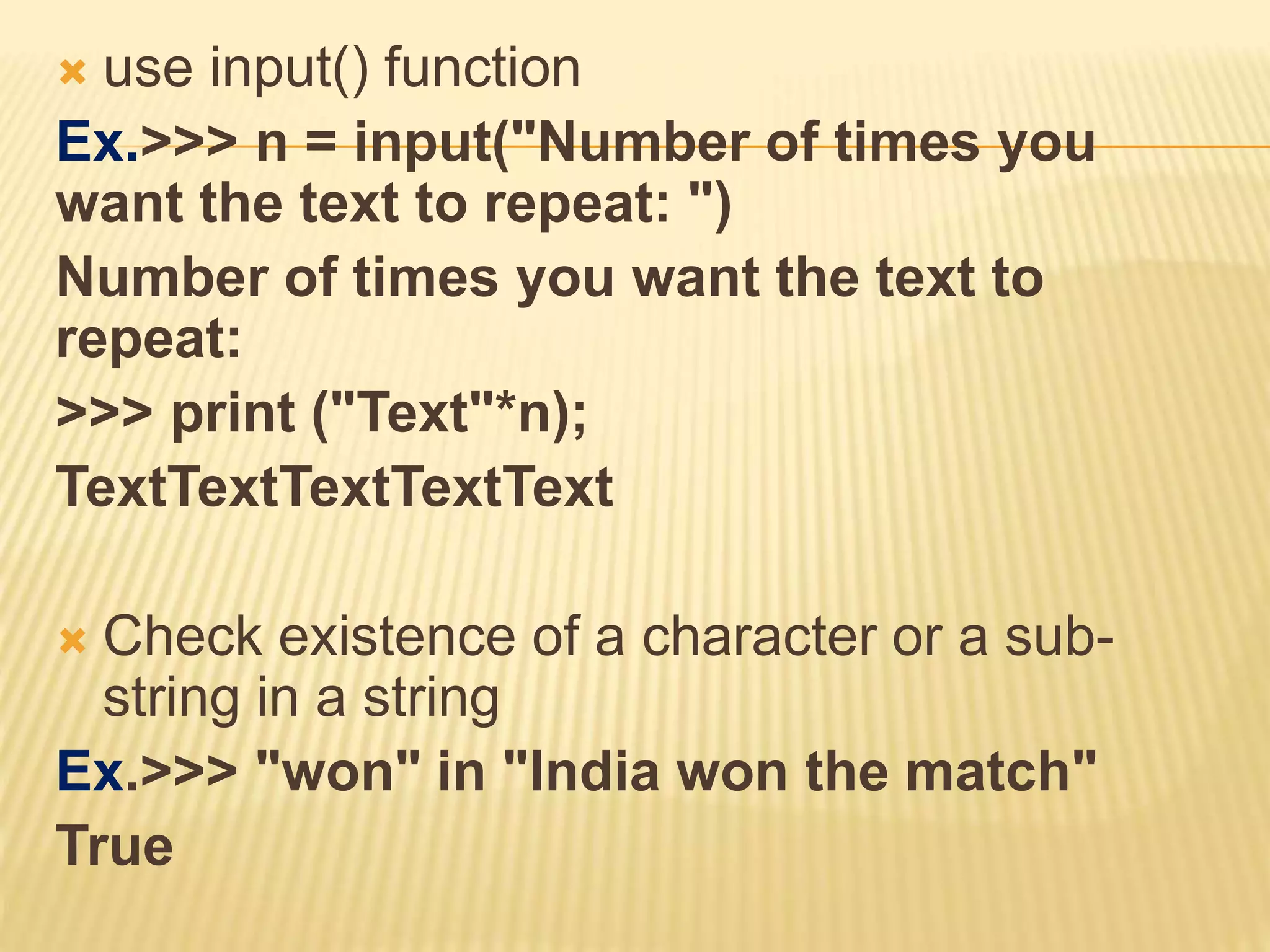 Basic data types in python | PPTX