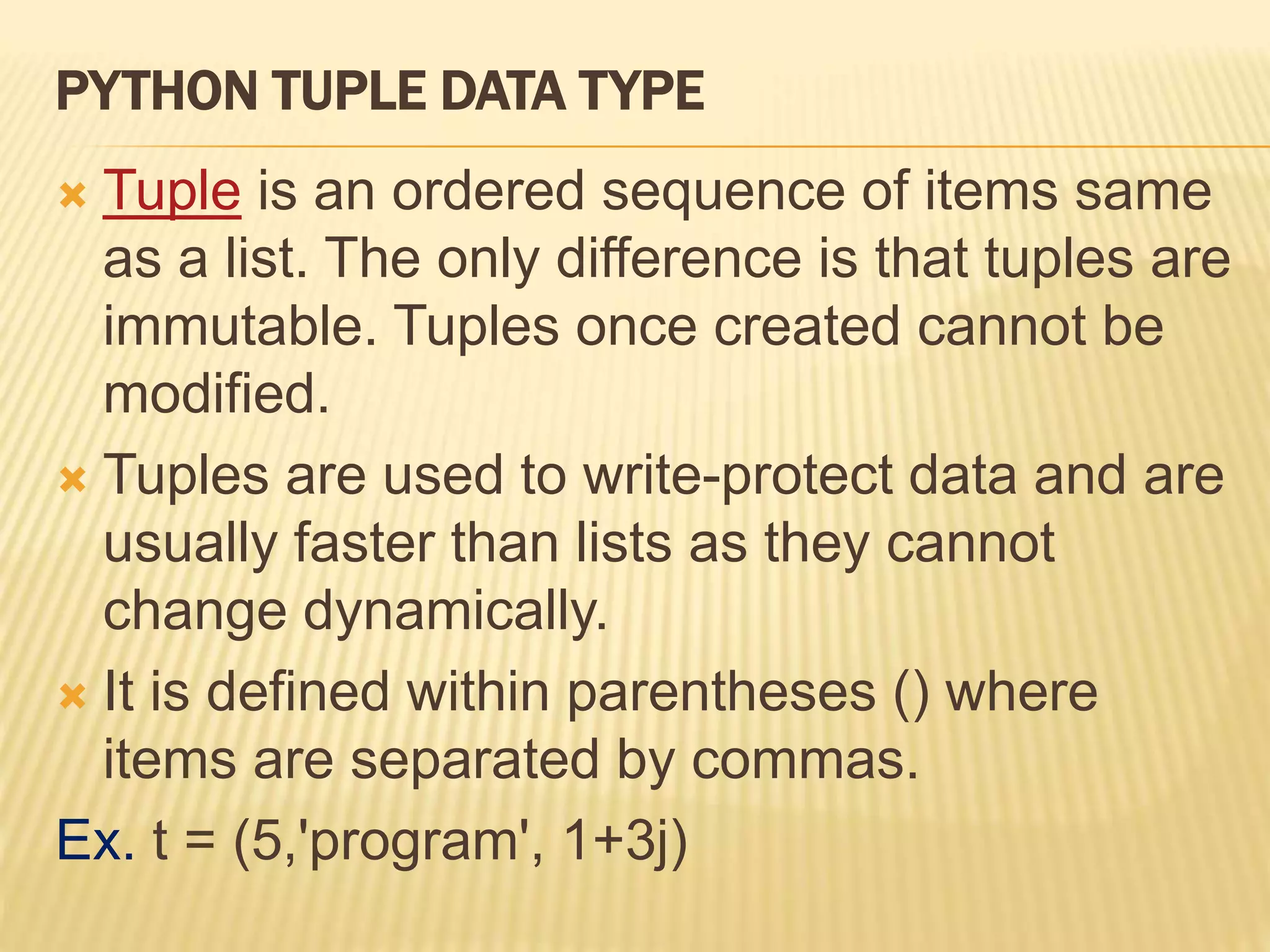 Basic data types in python | PPTX