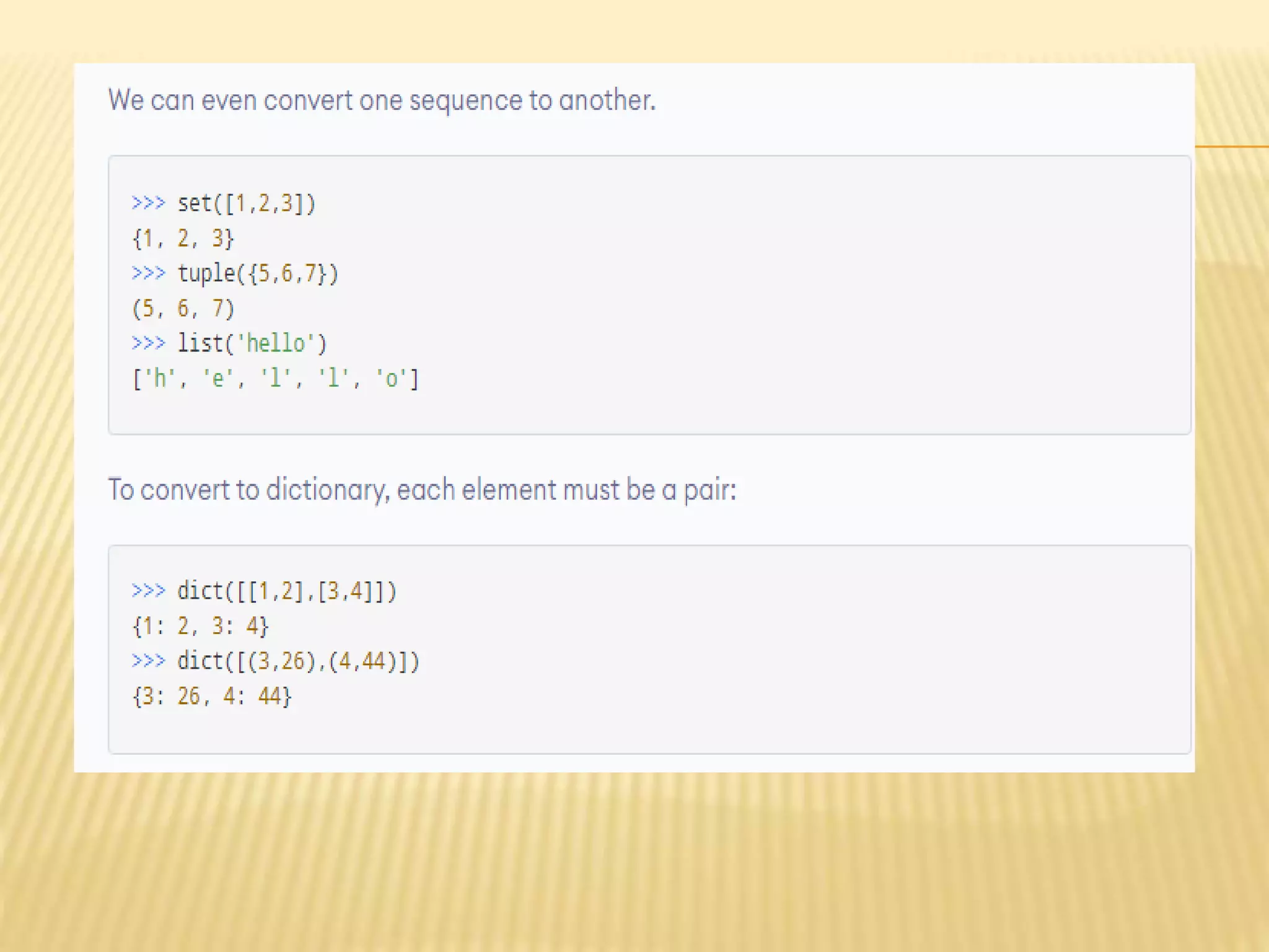 Basic data types in python