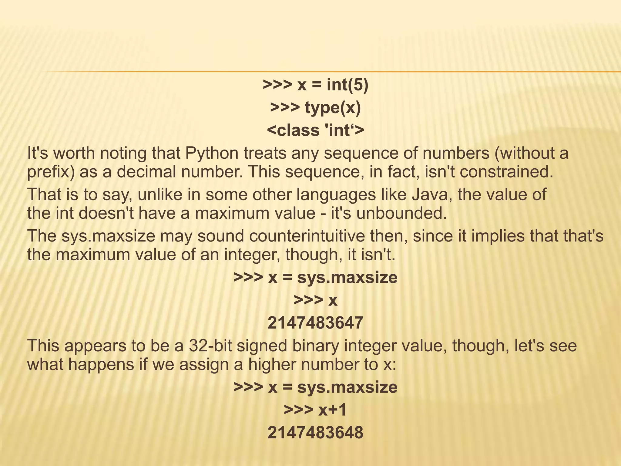 Basic data types in python | PPTX