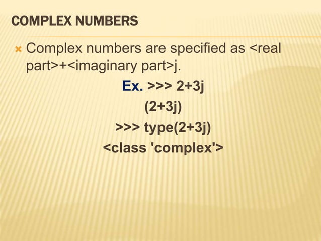 Basic data types in python | PPTX