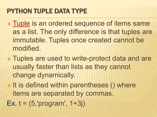 Basic data types in python | PPTX