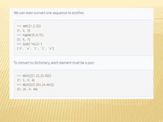 Basic data types in python | PPTX