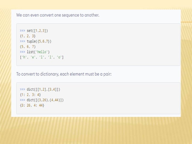 Basic data types in python | PPTX