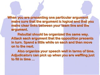 Arguing Examples Basic debating skills | PPT