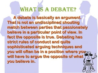 Basic debating skills | PPT