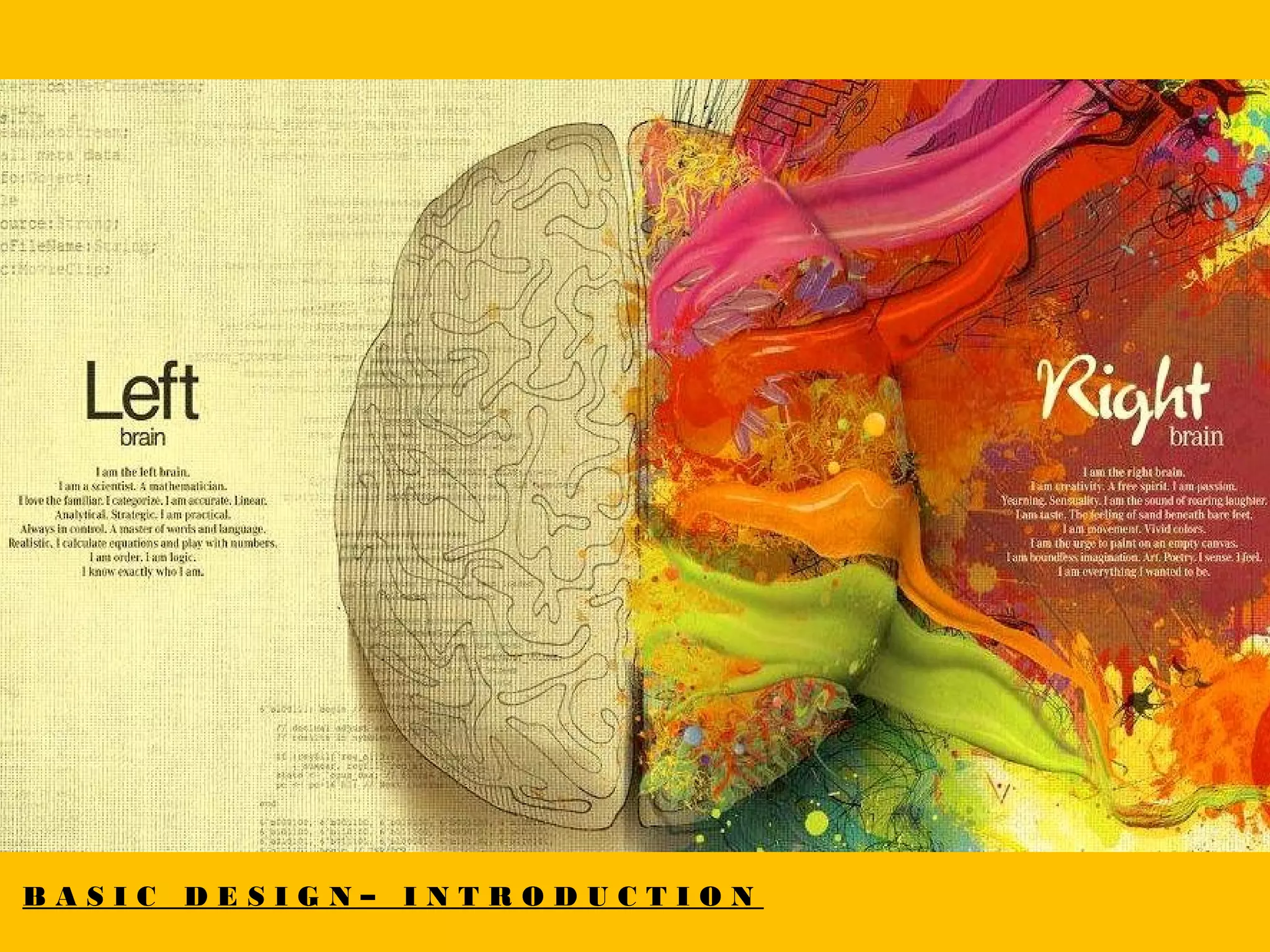 B A S I C D E S I G N – I N T R O D U C T I O N
 