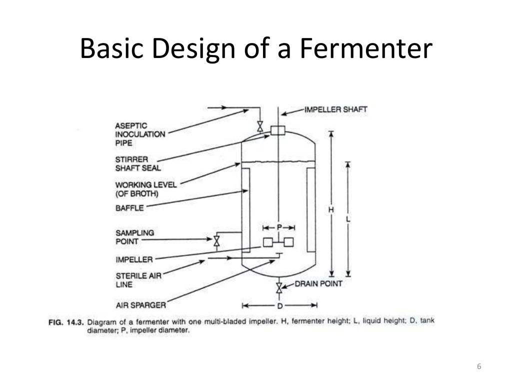 Basic design of a fermenter