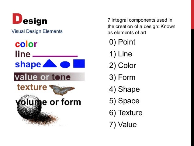 Different Elements Of Visual Arts : Basic design visual arts elements of
