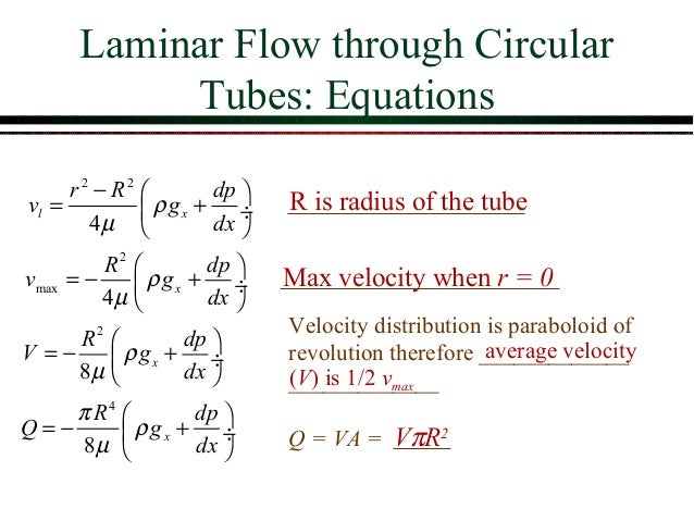 Basic differential equations in fluid mechanics Basic differential equations in fluid mechanics