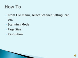 Basic Digitization - Scanning Toolkit | PPT